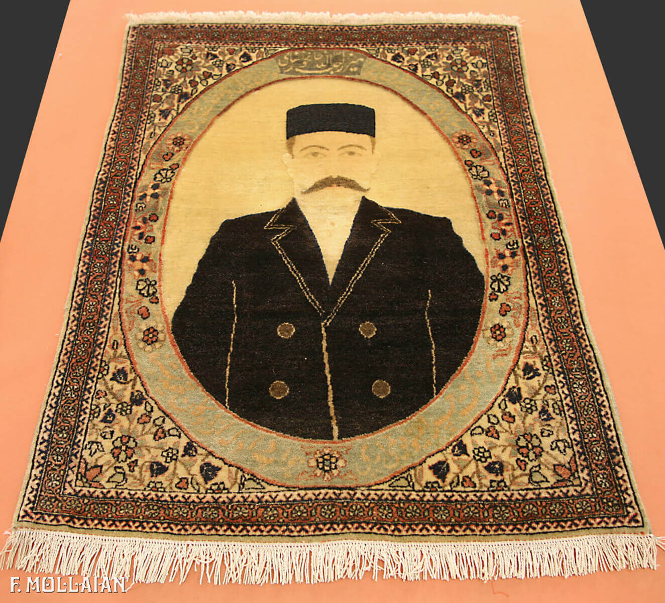 Teppich Persischer Antiker Kashan Mohtasham n°:21803115